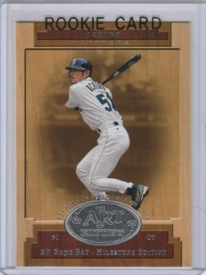 ICHIRO SUZUKI 2001 ROOKIE CARD $$ RARE RC Upper Deck SP GAME BAT Insert Mariners - Image 1 of 2