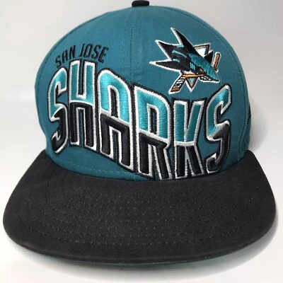 San Jose Sharks NHL Western Conference Patch Hat Cap New Era SnapBack 9fifty - Image 1 of 4