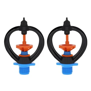 Full Rotation Octagonal Disk Nozzle Set of 2 for Adjustable Irrigation Flow - Picture 1 of 14