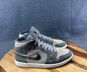 Nike Air Jordan 1 SE Mid Night Stadium Negro FQ8338-017 Para hombres Talla 7.5 - Imagen 1 de 15