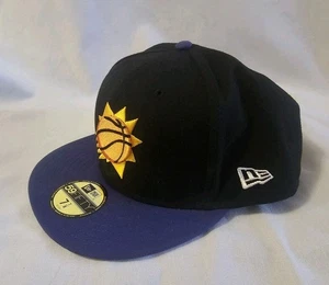 New Era Phoenix Suns New 2-Tone 59FIFTY Fitted 7 1/8 Schwarz Lila Logo Cap Mütze - Bild 1 von 7