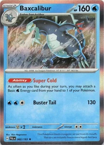 Pokemon - Baxcalibur #060/193 - SV02: Paldea Evolved Holo - Bild 1 von 2