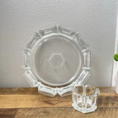 Vintage Grainware Carlisle Regal Chip N Dip Lucite Acrylic Clear Chip Veggie - Image 1 of 4