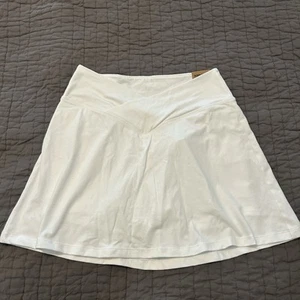 New NWT Victoria's Secret PINK High Waist V Crossover Skort White Size L Large - Picture 1 of 5