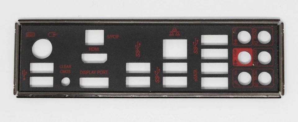 MSI Z97 Gaming 9 AC - ATX Blende Slotblende IO Shield Slotblech (#30783) - Bild 1 von 1