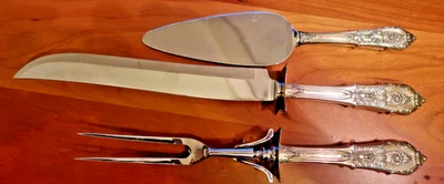 JUEGO DE TALLA GRANDE WALLACE PUNTO ROSA ESTERLINA EN CAJA Foto 1 de 4