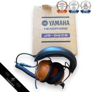 Yamaha JB0029 Headphones Wired Black Great Sound Quality - Picture 1 of 4