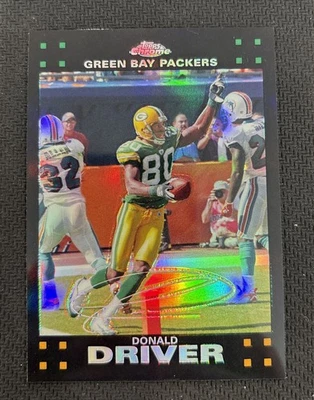2007 Topps Chrome refrator #TC79 Donald Driver Packers - Imagem 1 de 2