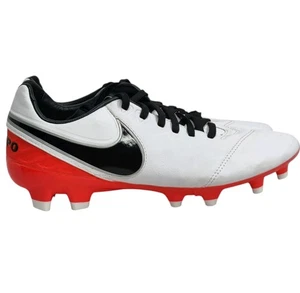 Scarpe da calcio Nike Tiempo Legend Elite VI FG ACC bianche da donna taglia 7,5 tacchetti 819256-106 - Foto 1 di 7
