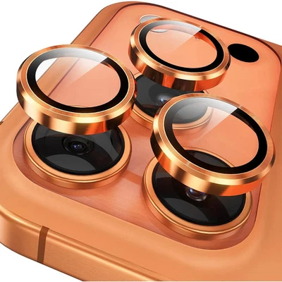 Protector de lente de cámara de vidrio templado para Apple iPhone 16 15 14 13 12 Pro Max Foto 1 de 4