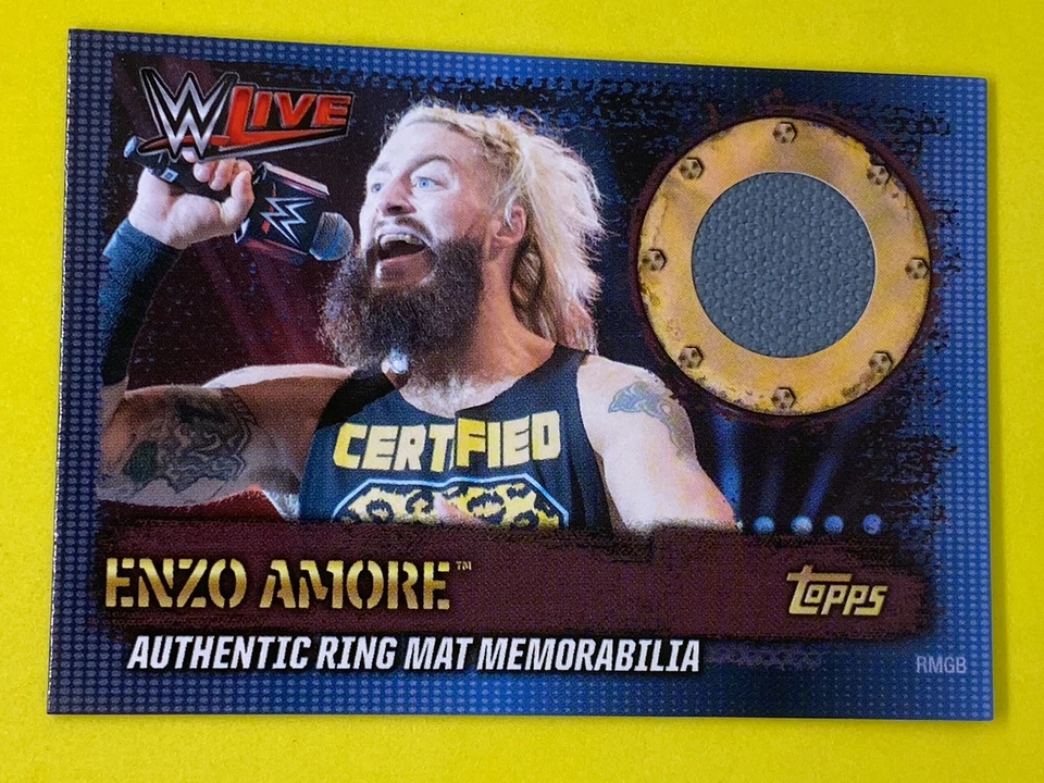 Enzo Amore WWE Topps Slam Attax 10th Edition Relic Wrestling Sports Trading Card - Image 1 of 1