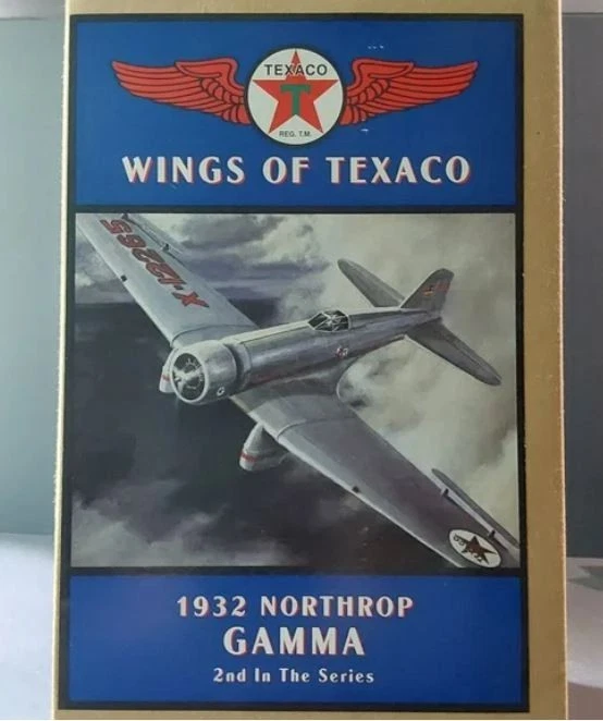 德士古之翼 1932 年诺斯罗普伽玛飞机硬币银行第 2/系列全新 — 第 1/4 张图片