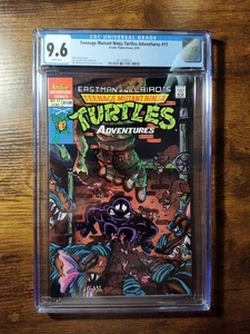 1990 Teenage Mutant Ninja Turtles Adventures #11 Comic CGC 9.6 - Picture 1 of 2