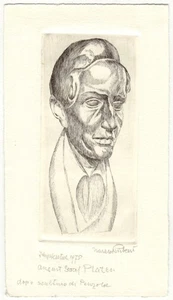 HARALD PICKERT: Porträt "August Graf von Platen" - Picture 1 of 1