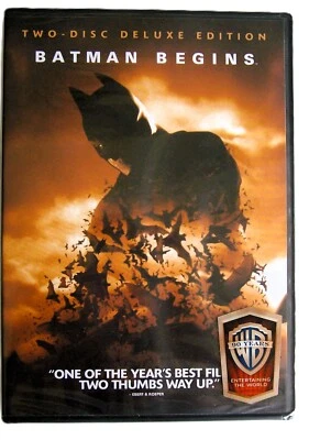 Batman Begins (DVD, 2013, Deluxe 2-Disc) Christian Bale, Katie Holmes - Image 1 of 2
