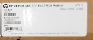NEW HP A7500 / H3C S7500E 24-Port GbE SFP Extended Module JD234A LSQ1GP24TSD0 - Picture 1 of 1