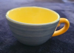 PFALTZGRAFF Jana Kolpen SECRETS OF PISTOULET Kaffeetassen blau gelb Keramik (2) - Bild 1 von 4