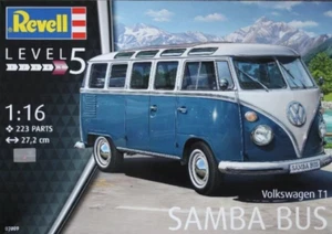07009 Revell Volkswagen T1 Samba Bus Scala 1/16 - Foto 1 di 1