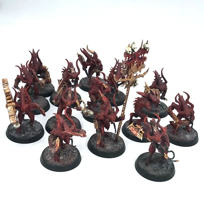 Custom Daemons Of Khorne Bloodletters Chaos - Warhammer Age of Sigmar C2500 - Image 1 of 3