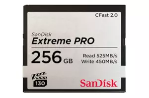 SanDisk 256GB Extreme PRO 525MB/s CFast 2.0 - Fair Condition; Label worn off - Picture 1 of 3