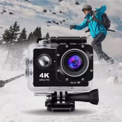 TELECAMERA VIDEOCAMERA SUBACQUEA 170° Go PRO 4K SPORT WIFI ACTION ULTRA HD 16MP - Immagine 1 di 4