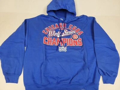 Sudadera con Capucha MLB Chicago Cubs - Para Hombre Talla XL, Nueva (Campeones de la Serie Mundial) Foto 1 de 4