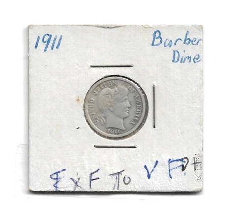 1911p barber dime vf+ Cover