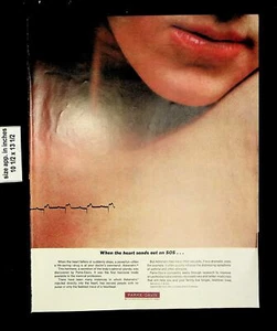 1963 Parke-Day Heart Medical Profession Vintage Print Ad 22064 - Picture 1 of 1