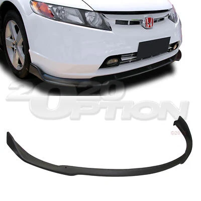 CS СТИЛЬ PU ПОЛИУРЕТАН ПЕРЕДНИЙ БАМПЕР КРОМКИ ТЕЛА НАБОР ДЛЯ 06-08 HONDA CIVIC 4DR - Изображение 1 из 4