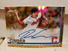 Adam Cimber 2019 Topps Chrome Gold Refractor Auto /50 Rookie Card RC. rookie card picture