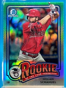 2024 Bowman - Rookie of the Year Favorites Nolan Schanuel #ROY-9 (RC) - Picture 1 of 2