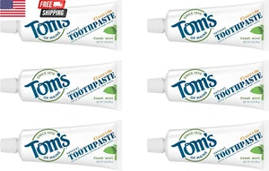 Travel Size Anticavity Fresh Mint Toothpaste, 3 Oz. 6-Pack (Packaging May Vary) - Picture 1 of 8