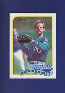 George Brett HOF 1989 O-Pee-Chee OPC MLB Baseball #200 (MINT) Kansas City Royals