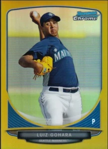 2013 Bowman Chrome Gold Refractor #BCP125 - Luiz Gohara [20/50] - Picture 1 of 2
