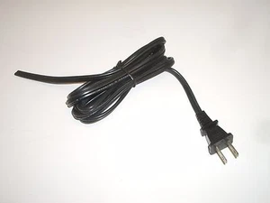 CABLE DE ALIMENTACIÓN DE CA SPT-2 de 6 pies negro no polarizado - Imagen 1 de 2