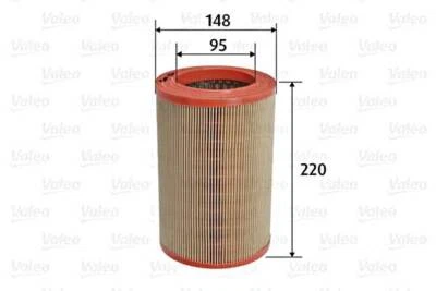 Filtro de aire VALEO para ALFA ROMEO Giulietta 940 51843850 Foto 1 de 3