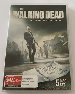 The Walking Dead : Season 5 (DVD, 5-Discs) VGC Rated MA15+ Region 4 AU Zombies - Picture 1 of 3