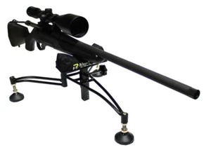 NEW Range Shooting Bench Rest with Front Bag - Folding Rifle Gun Steel Benchrest - Picture 1 of 4