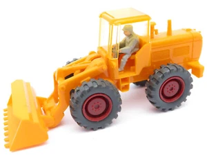 276HO /14 - Wiking H0 - Radlader Hanomag orange mit Kabine/Fahrer - Typ 03 - Bild 1 von 4