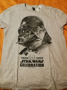 Star Wars T-Shirt Darth Vader LIMITED EDITION - Celebration Chicago 2019 - Picture 1 of 2