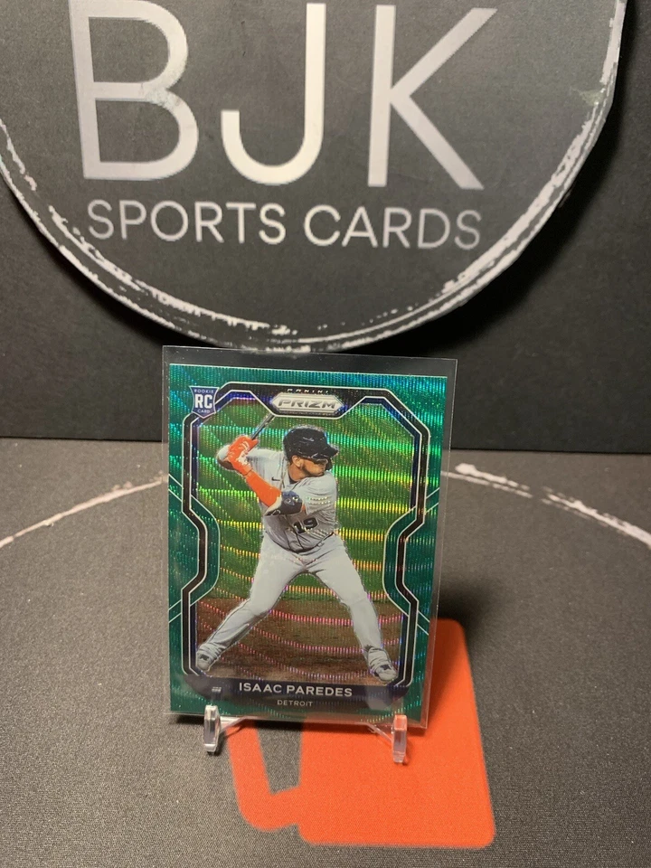 2021 Panini Prizm Isaac Paredes Tier I Green Wave RC Detroit Tigers MLB - Image 1 of 1