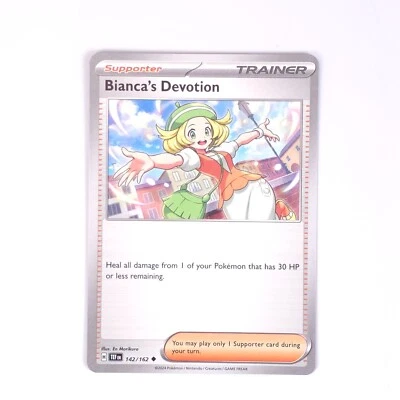 Bianca's Devotion 142/162 Pokemon SV05: Temporal Forces Uncommon NM - Image 1 of 2