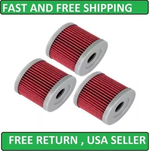 for Suzuki LT125 LT185 Quadrunner 1983 1984 1985 1986 1987 Oil Filter 3-Pack - Picture 1 of 8