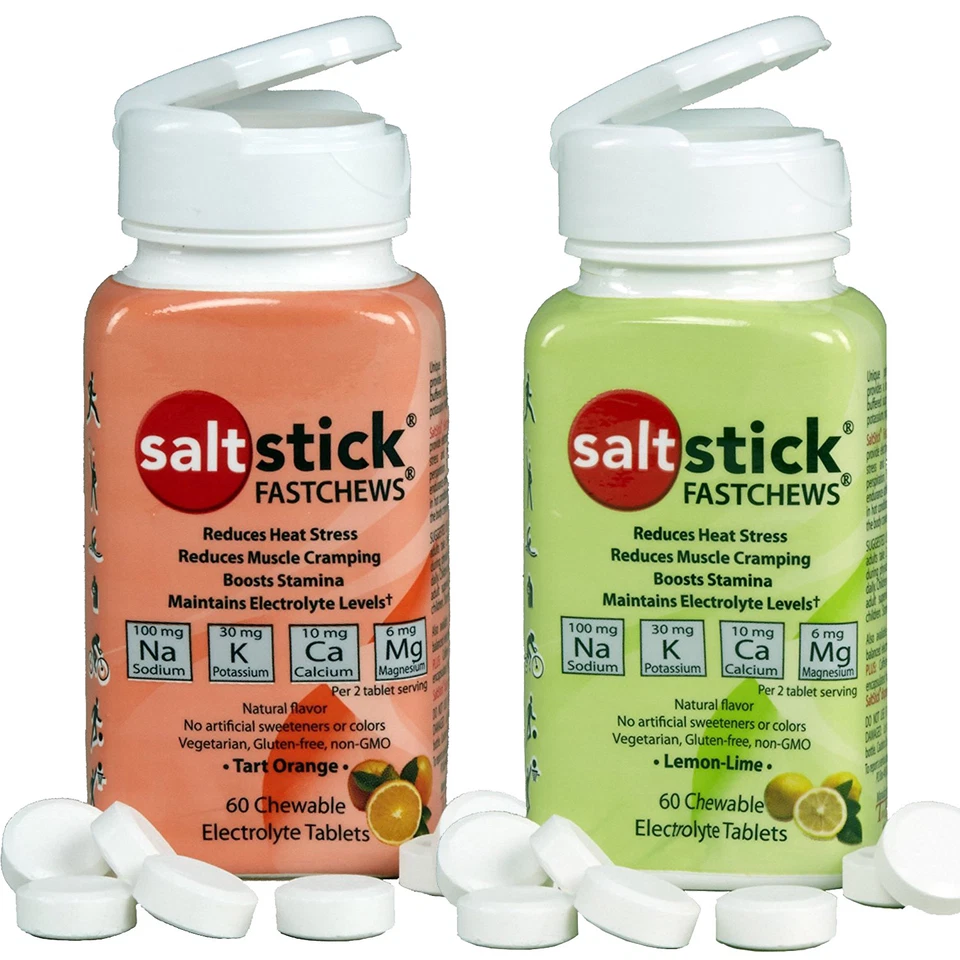 182,3€/Kg - SaltStick Fast Chews Elektrolyt Salz 96g (60 Kautabletten)