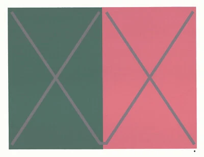 Josef Albers - Placa "La Interacción del Color" VI-3 Izquierda  Foto 1 de 4