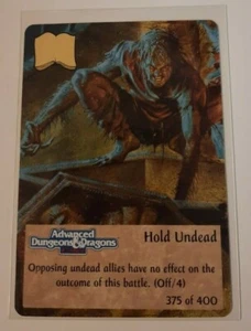 TSR Spellfire CCG 1st Ed. HOLD UNDEAD Card #375 of 400 AD&D - Picture 1 of 1