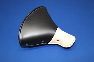 OEM Sears Raleigh & OTHERS 26' Model English Racer Seat VTG 1960's Black/White - Picture 1 of 5