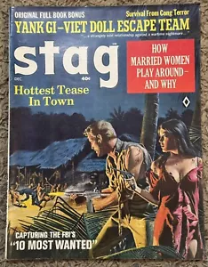 Vintage Stag Magazine Dec. 1966 Action Adventure Vol. 17 No. 12 - Picture 1 of 3