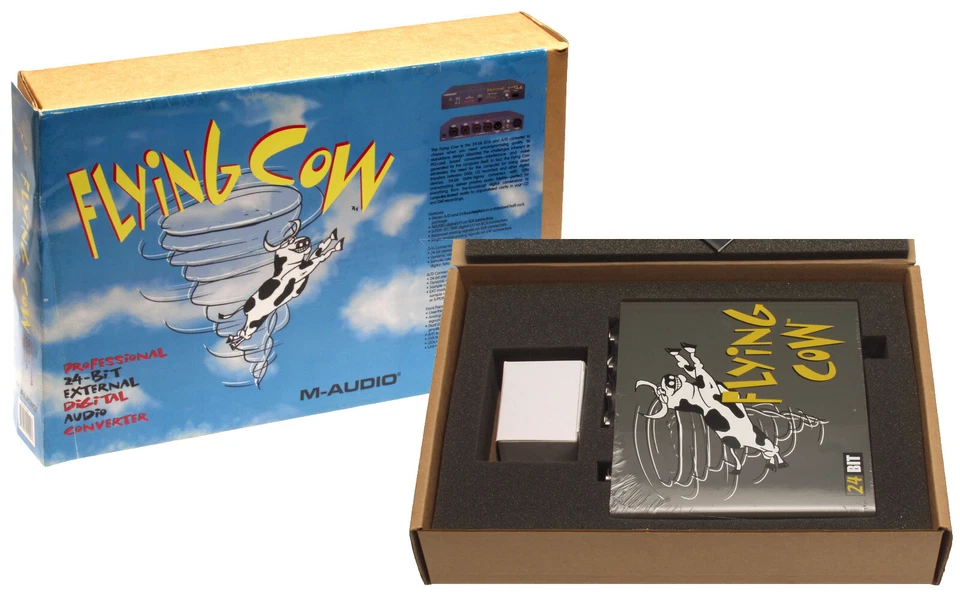 M-Audio Flying Cow 24 Bit XLR Analog AES/EBU S/PDIF Digital Analog Converter NEW - Image 1 of 4