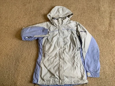 Chaqueta Columbia Mujer Pequeña Gris Interchange Tri Climate 2 en 1 Abrigo de Nieve Logo Foto 1 de 4